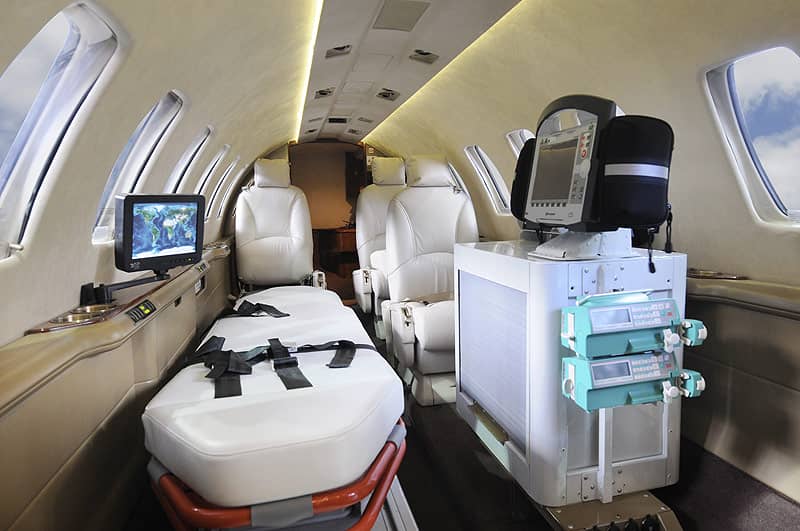 COVID-19 Exclusive: Intensive Care Unit in Private Air Ambulances