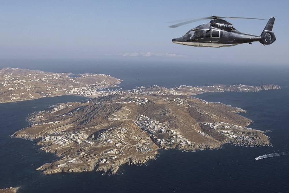 mikonos helikopter kiralama